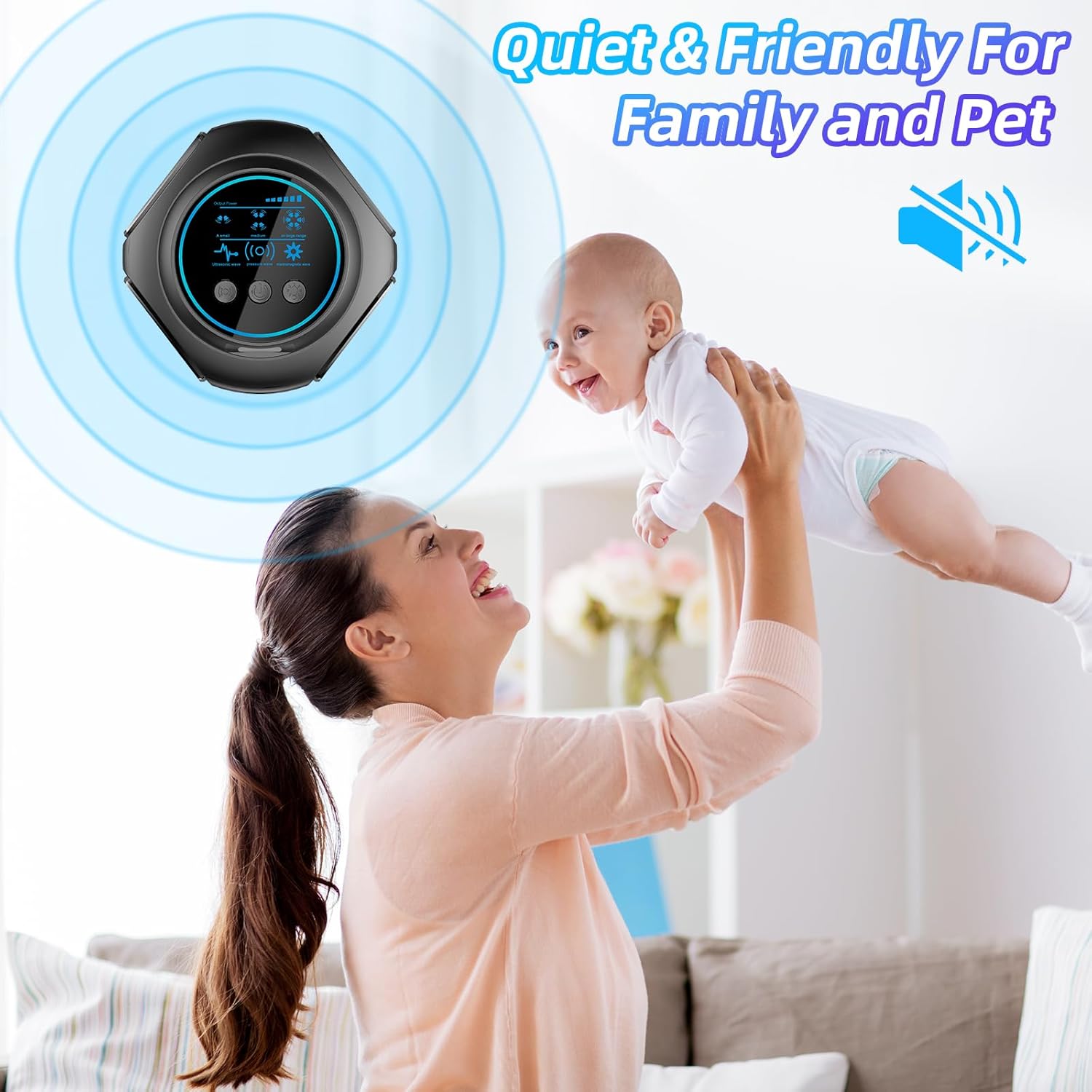 2026 Upgraded Mouse Repellent Ultrasonic Plug in Mice Repellent Indoor Control for Rodent Rat Mouse Mice Squirrel 3 IN1 Electronic Repellent Devices for House Garage Basement Attic 2 Pack - Image 5