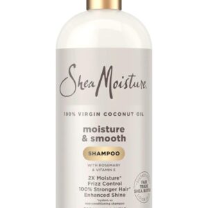 Shea Moisture 100% Virgin Coconut Oil Moisture & Smooth Shampoo, 34 Fluid Ounce