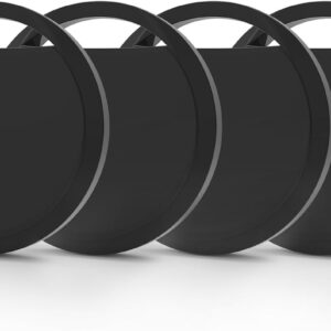 Air Tracker Tags 4 Pack Smart Tag Bluetooth Trackers Work with Apple Find My (iOS Only), Lightweight Tag Prevent Loss of Luggage Wallets Keys Bags,Replaceable Battery,IP67 Waterproof