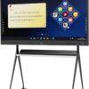 TIBURN R2 75" 4K UHD Smart Board | Smart Digital Whiteboard | All-in-One Touch Screen Computer with Open App Ecosystem, Includes Movable Stand+Wall Mount, Ideal for Office, Classroom, and Conference