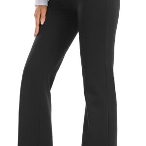 Stelle Women 28"/30"/ 32" Bootcut Dress Pants Business Casual Work Pants with Pockets Pull On Regular Slacks for Office