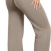 OQQ Yoga Pants Women High Waist Stretch Casual Soft Straight Leg Bottoms