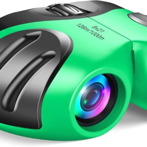 LET'S GO! Binocular for Kids, Compact High Resolution Shockproof Binoculars