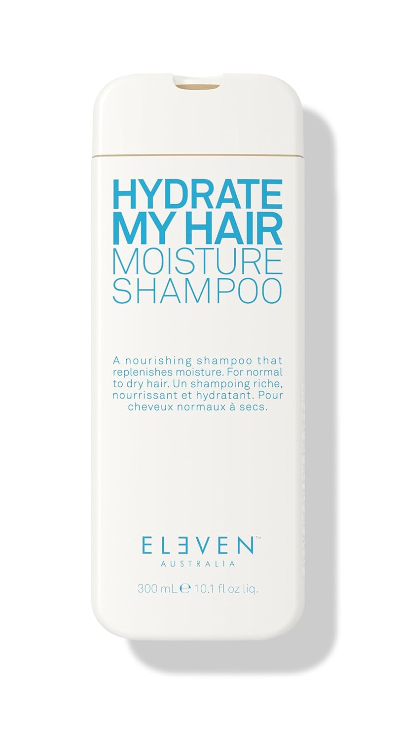 ELEVEN AUSTRALIA Hydrate My Hair Shampoo for Women & Men - Moisturizing, Color-Safe, Anti-Frizz, Nourishing Formula for Dry, Damaged Hair, Protects Against Heat & Environmental Damage