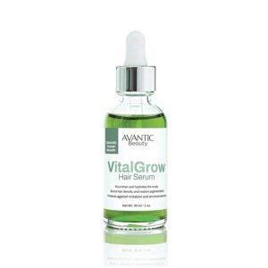 VitalGrow Postpartum Hair Loss Serum – Clinically Proven Hair Growth Treatment to Boost Density, Restore Pigmentation & Nourish Scalp