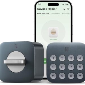 Anona Holo Wi-Fi Smart Lock with Keypad, Keyless Entry Deadbolt Door Lock with App Remote Control, AutoLock & Anomaly Detection, Non-Destructive Installation, Supports Alexa, Apple Home