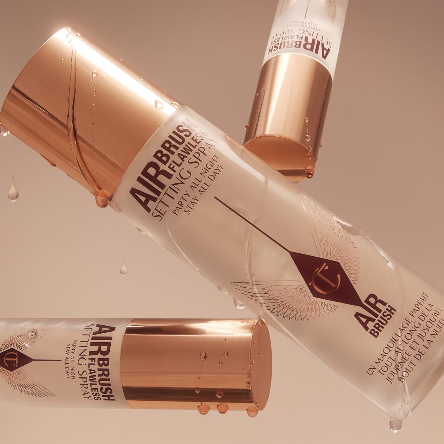 Charlotte Tilbury Airbrush Flawless Setting Spray - Gift Set Essential - Ultra-Fine Mist to Prime & Set Makeup - Perfect for Pairing with Other Skincare & Makeup Favorites - Image 8