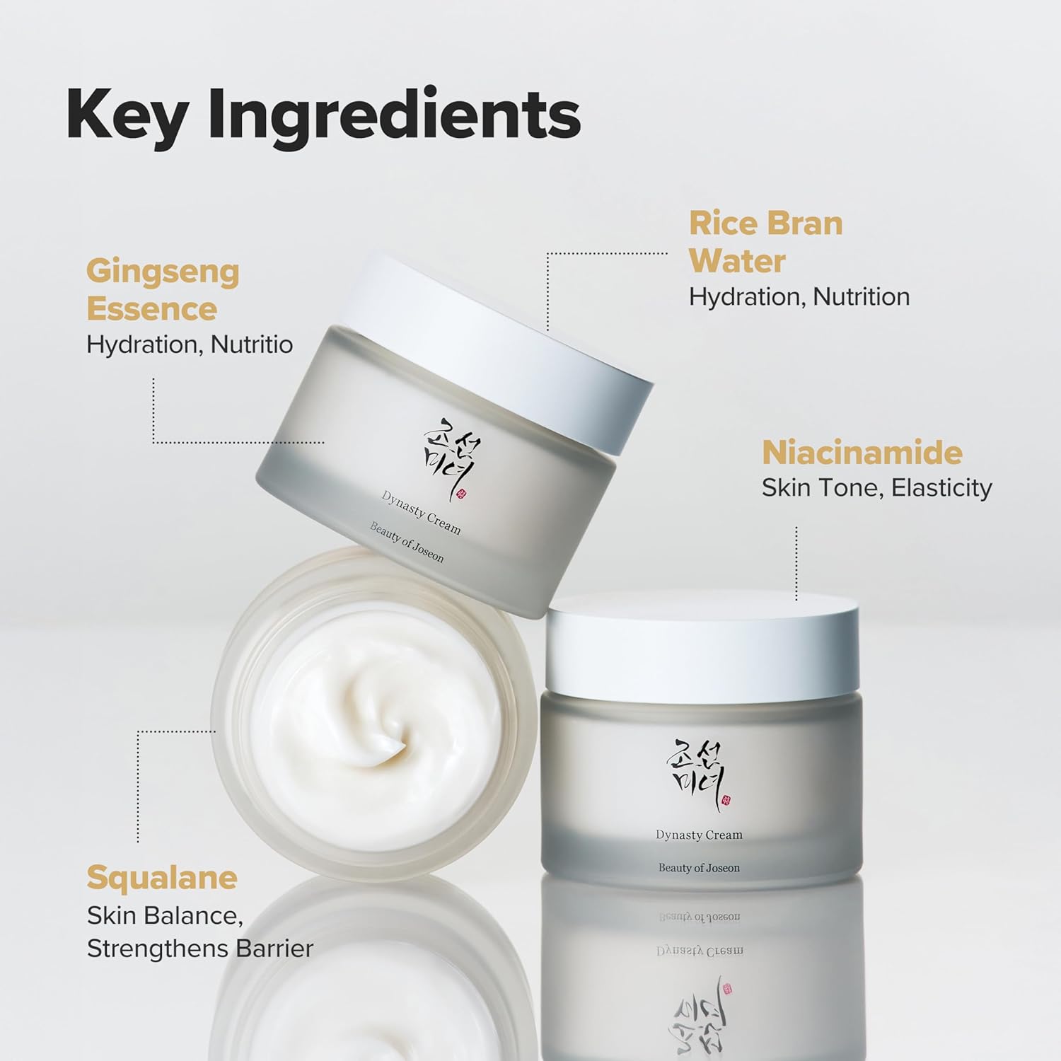 Beauty of Joseon Dynasty Cream Hydrating Face Moisturizer for Dry, Sensitive Skin, Korean Skincare for Men and Women 100ml, 3.38 fl.oz - Image 5