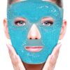 ZNÖCUETÖD Cold Face Eye Mask Ice Pack Reduce Facial Puff, Dark Circles, Gel Hot Heat Cold Compress Pack, Face SPA for Woman Sleeping, Pressure, Headaches, Skin Care, Post Laser Cosmetic Care[Blue]