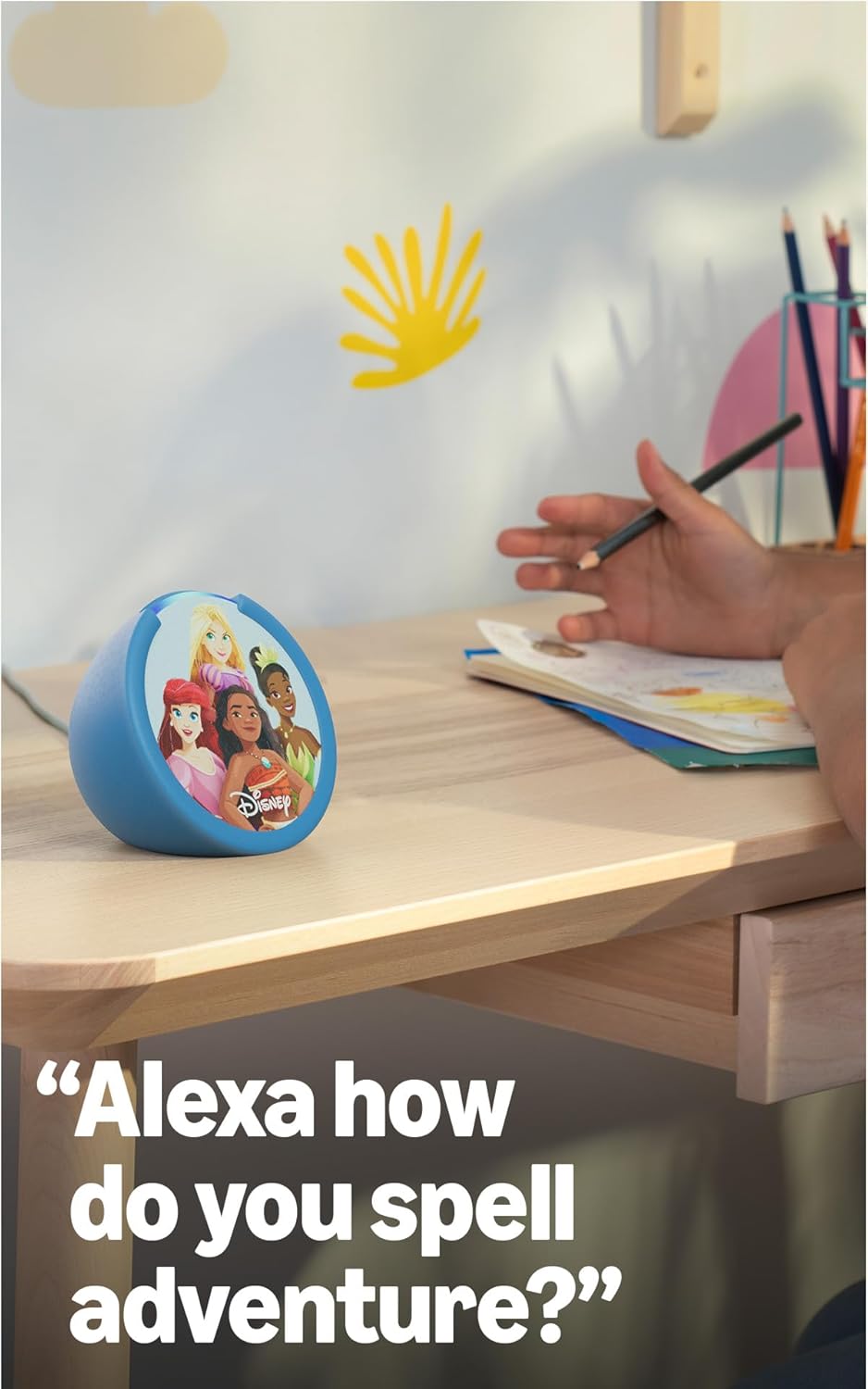 Amazon Echo Pop Kids (newest model), Designed for kids, with Alexa+ Early Access, parental controls, Includes 6 months of Amazon Kids+, Disney Princess - Image 7