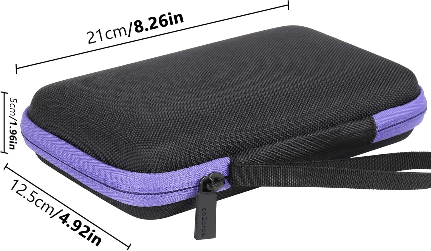co2CREA Hard Case Replacement for VTech KidiBuzz 3 / KidiBuzz G2 Kids’ Electronics Smart Device KidiConnect (Black Case + Inside Purple) - Image 6