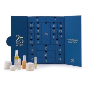 ESPA Wellness Advent Calendar | 25 Gifts Worth $874 | Luxury Beauty Spa Gift Set Includes Skincare, Essential Oils, Haircare, Bath & Body Care, Scrunchie & Candle