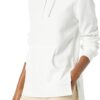 Amazon Essentials womens Fleece Hooded Tunic Sweatshirt
