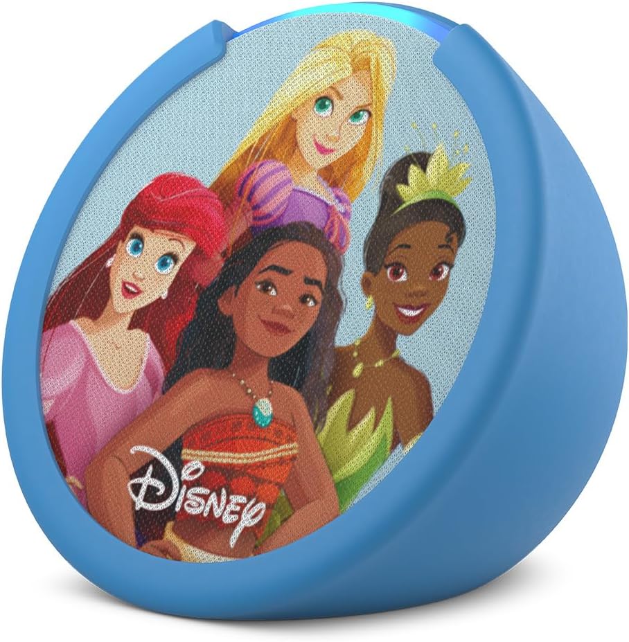 Amazon Echo Pop Kids (newest model), Designed for kids, with Alexa+ Early Access, parental controls, Includes 6 months of Amazon Kids+, Disney Princess - Image 2