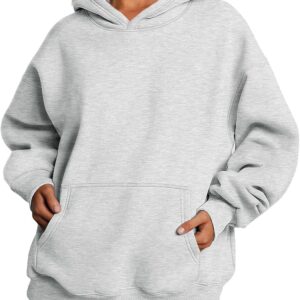 Trendy Queen Womens Oversized Hoodies Fleece Sweatshirts Fall Fashion Pullover Sweaters Winter Clothes
