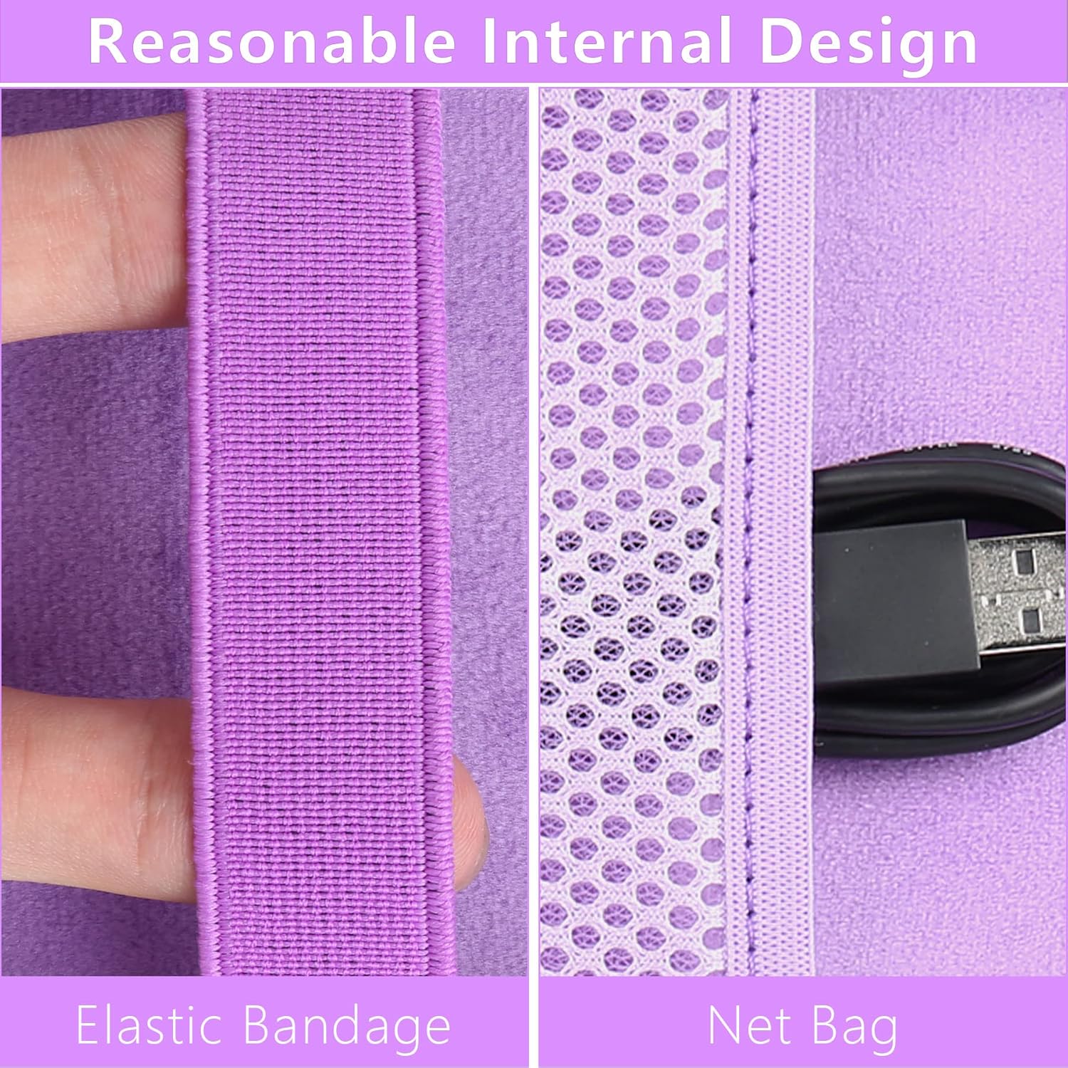 co2CREA Hard Case Replacement for VTech KidiBuzz 3 / KidiBuzz G2 Kids’ Electronics Smart Device KidiConnect (Black Case + Inside Purple) - Image 4