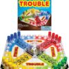 Winning Moves Classic Trouble with Retro Artwork and Pop-o-Matic Popper Games USA, Designed for Kids, Ages 5+ Perfect for an Indoor Interactive Activity (1176)