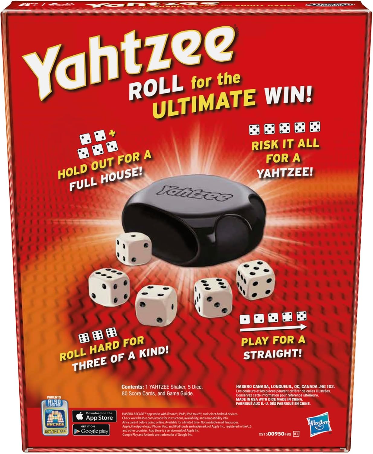 Hasbro Gaming Yahtzee Game, Fast-Playing Dice Games for Kids, Teens, and Adults, Strategy Games, Family Games for Kids, 2 or More Players, Ages 8 and Up - Image 2