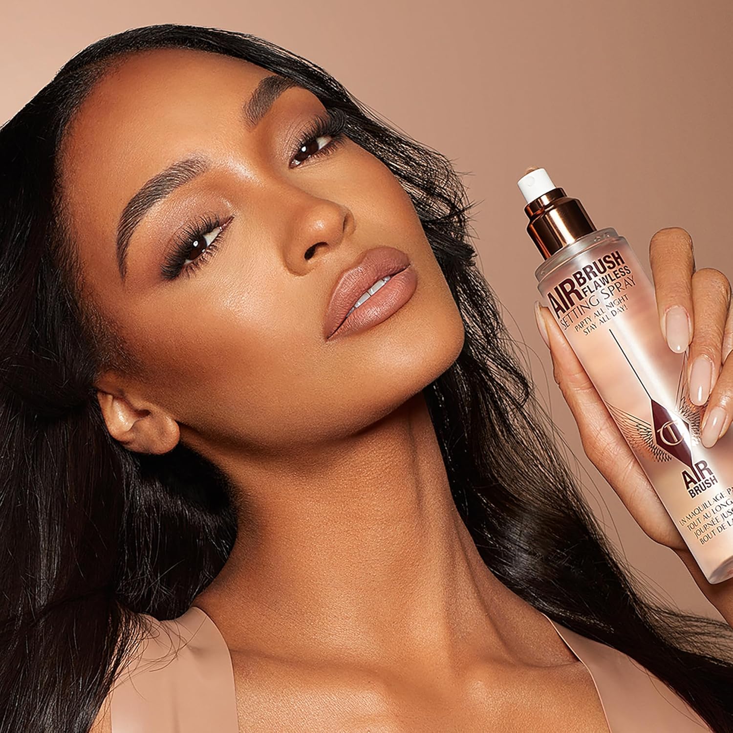 Charlotte Tilbury Airbrush Flawless Setting Spray - Gift Set Essential - Ultra-Fine Mist to Prime & Set Makeup - Perfect for Pairing with Other Skincare & Makeup Favorites - Image 9