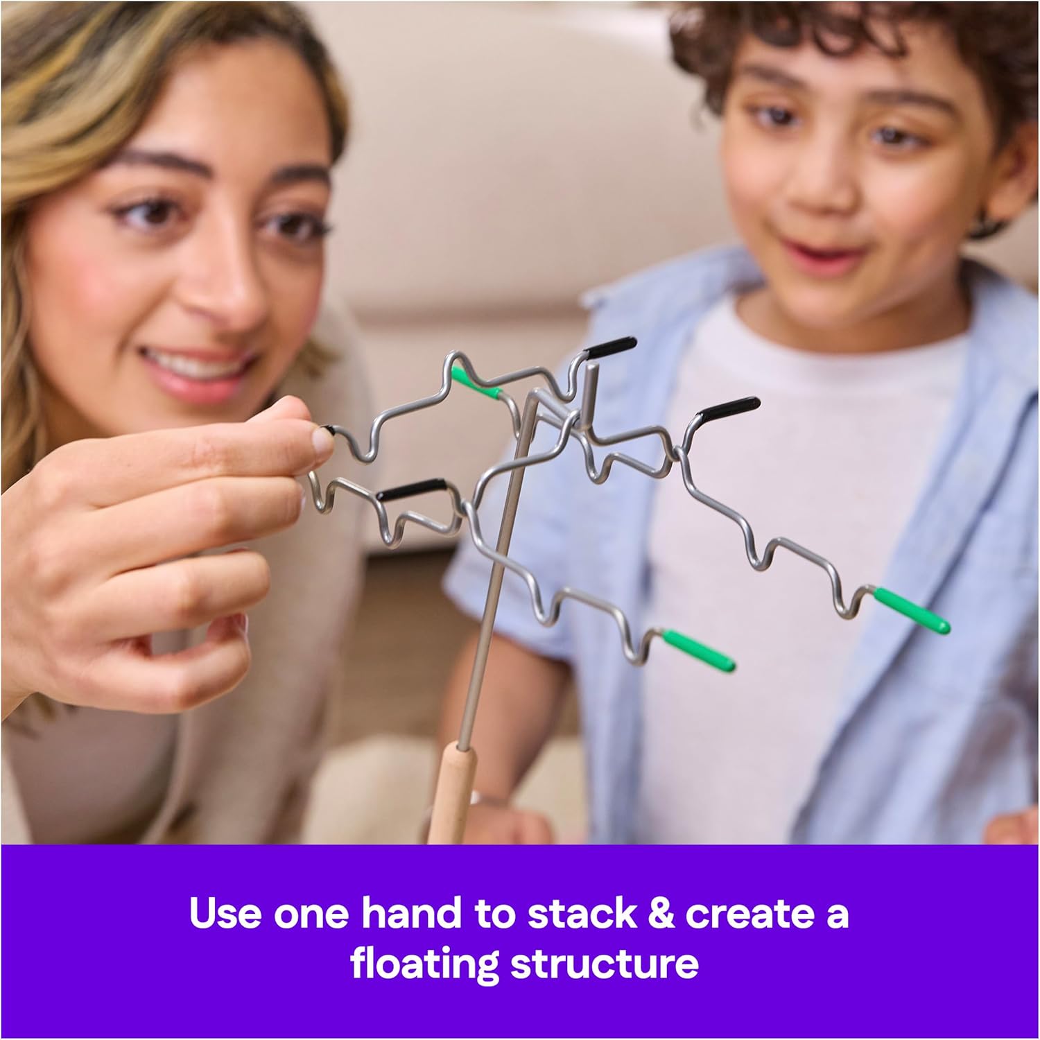 Spin Master Games, Suspend, A Balancing Family Game of Tricky Hangs & Steady Hands, Family Game Night, Learning Toy, 1-4 Players, for Ages 6 & Up - Image 4