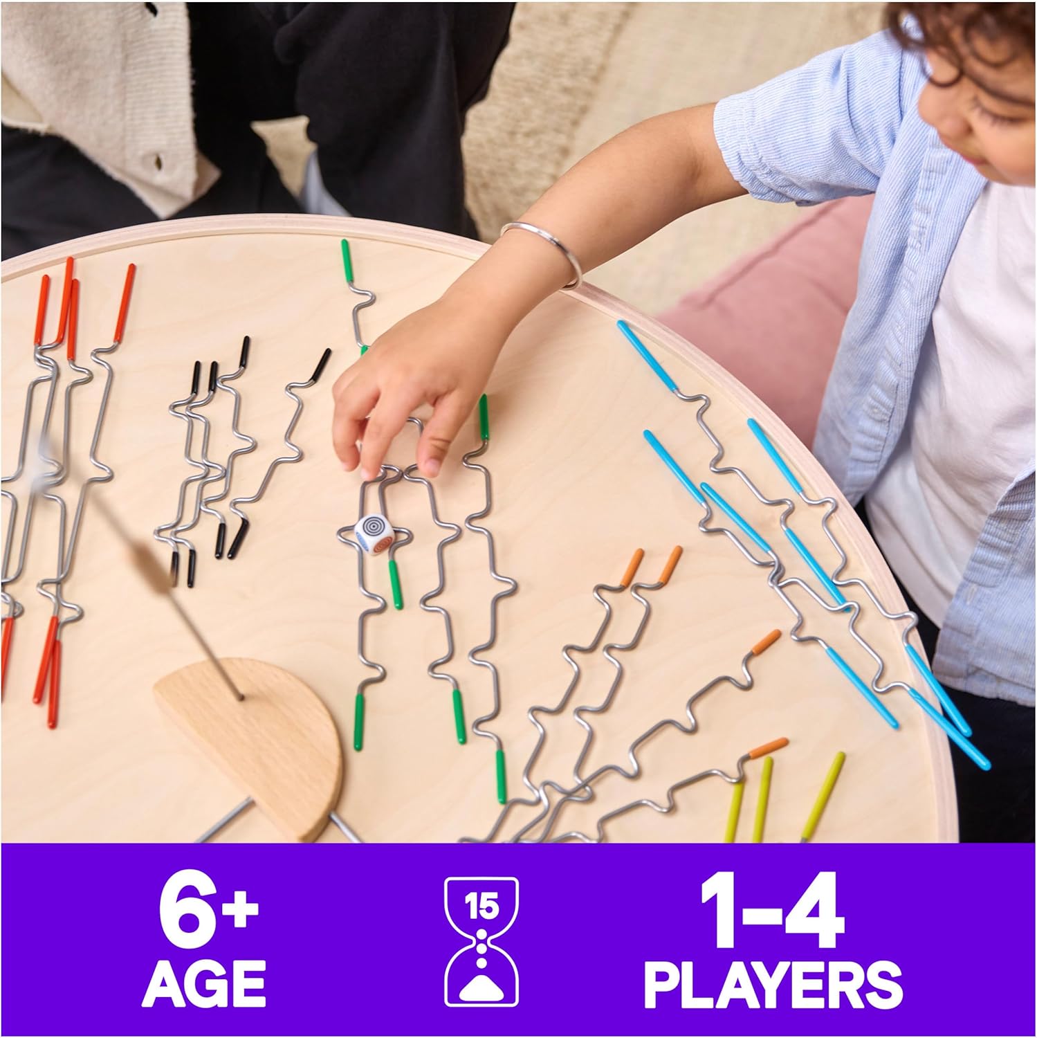 Spin Master Games, Suspend, A Balancing Family Game of Tricky Hangs & Steady Hands, Family Game Night, Learning Toy, 1-4 Players, for Ages 6 & Up - Image 2