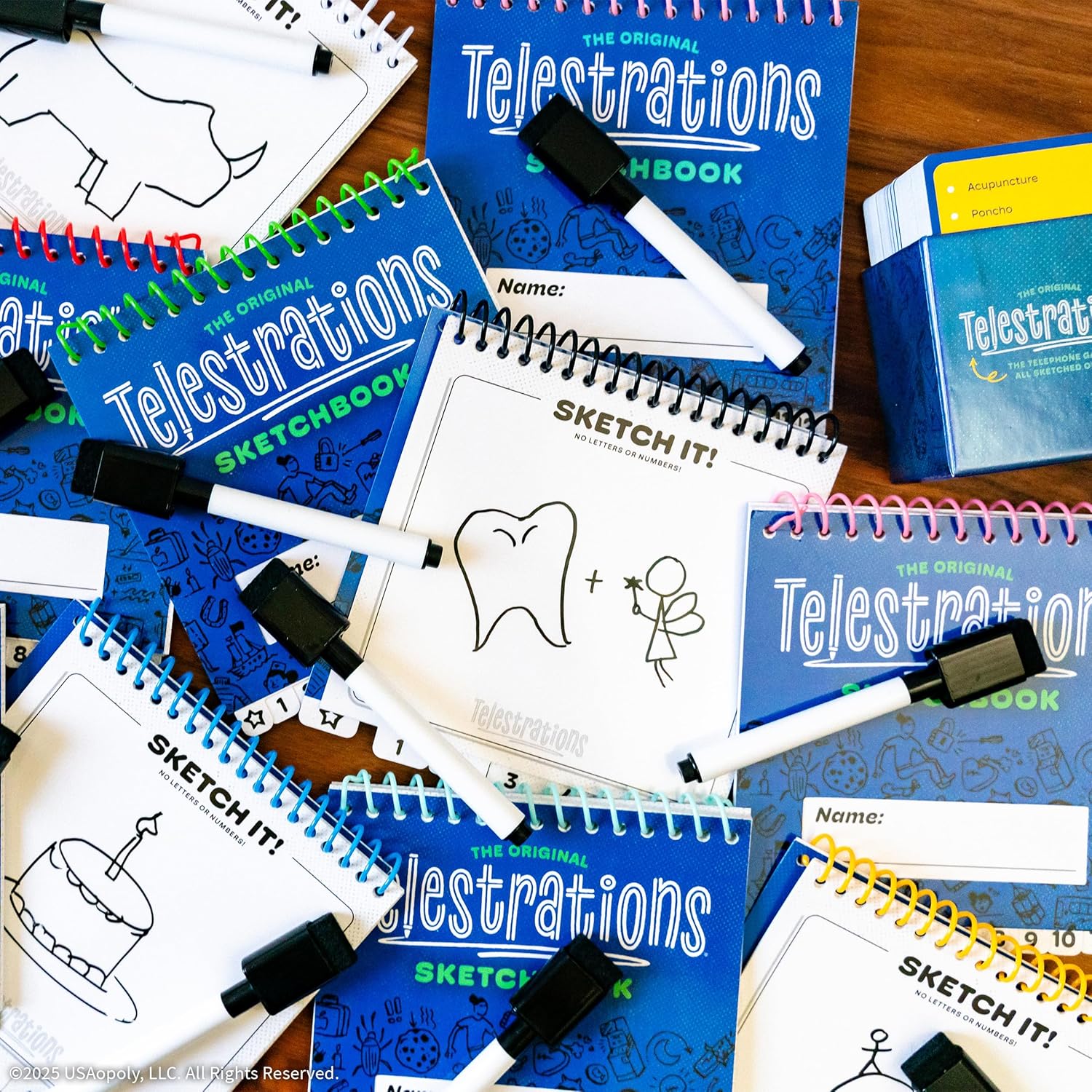 Telestrations 8 Player 2nd Edition Board Game, Award Winning Hilarious and Unpredictable Must Have Party Game with a New Look, Sketch What Your Read Then Guess What You Saw, 4-8 Players, Ages 10+ - Image 8