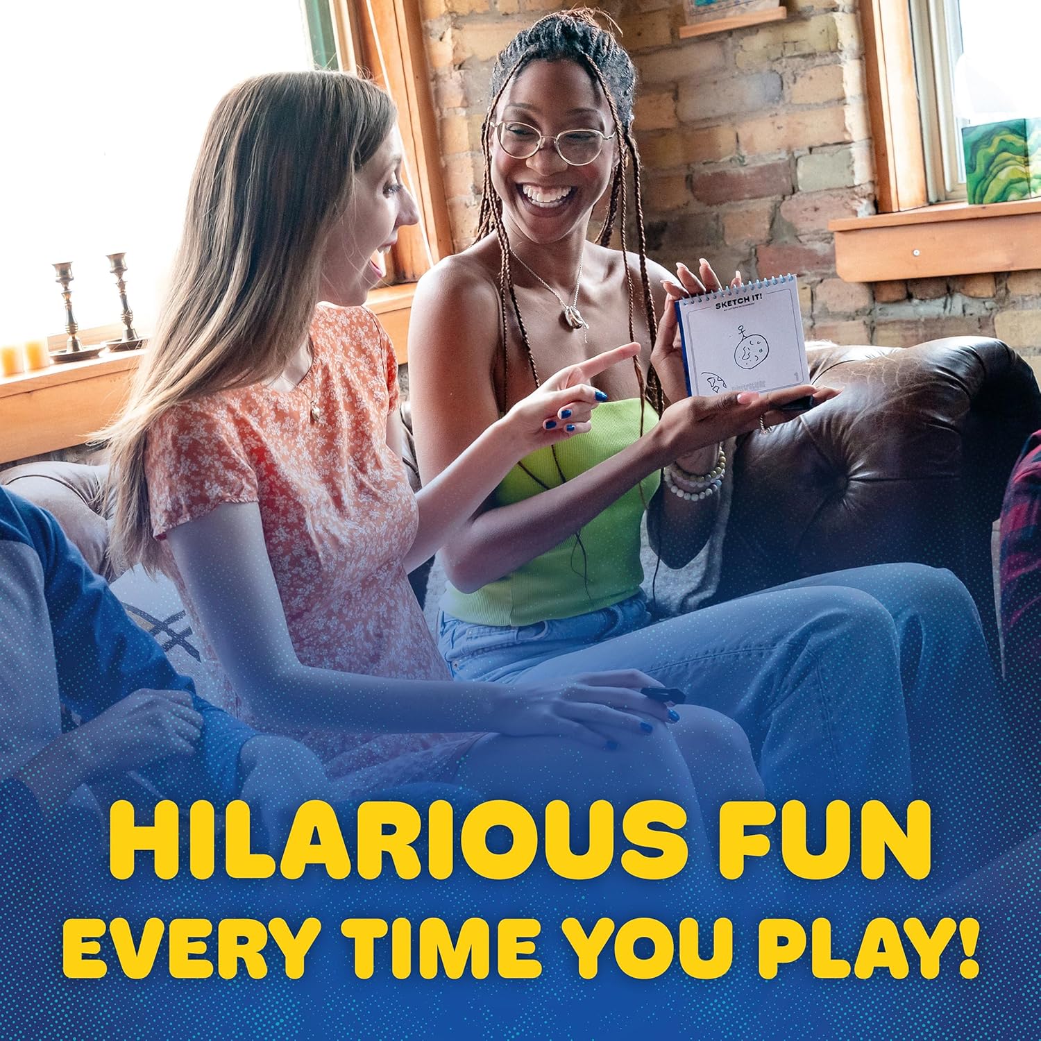 Telestrations 8 Player 2nd Edition Board Game, Award Winning Hilarious and Unpredictable Must Have Party Game with a New Look, Sketch What Your Read Then Guess What You Saw, 4-8 Players, Ages 10+ - Image 5