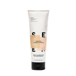 SEEN Deeper Conditioner, Scented- Non-Comedogenic Hair Deeper Conditioner- Dermatologist-Developed - Safe for Sensitive, Eczema & Acne Prone Skin (8.5 Fl. Oz, Scented)