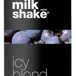 milk_shake icy blond shampoo award winning shampoo with black pigment to cool brassy tones and enhance platinum blonde hair ideal for maintaining icy, ash-toned color