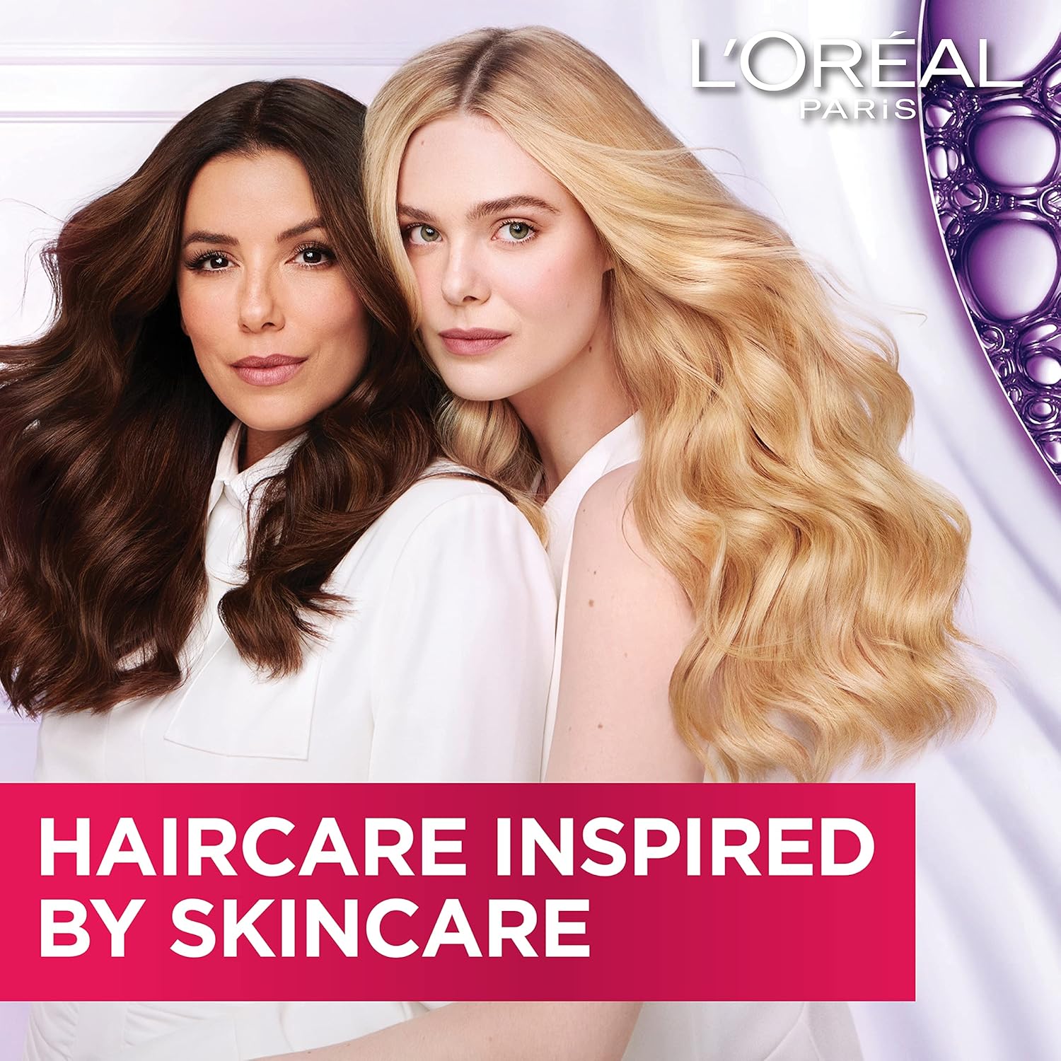 L'Oreal Paris Elvive Hyaluron Plump Flash Hydration Wonder Water Hair Rinse, 8 Second Hydrating Hair Care Treatment for Soft, Shiny Hair, 6.8 Fl Oz - Image 2